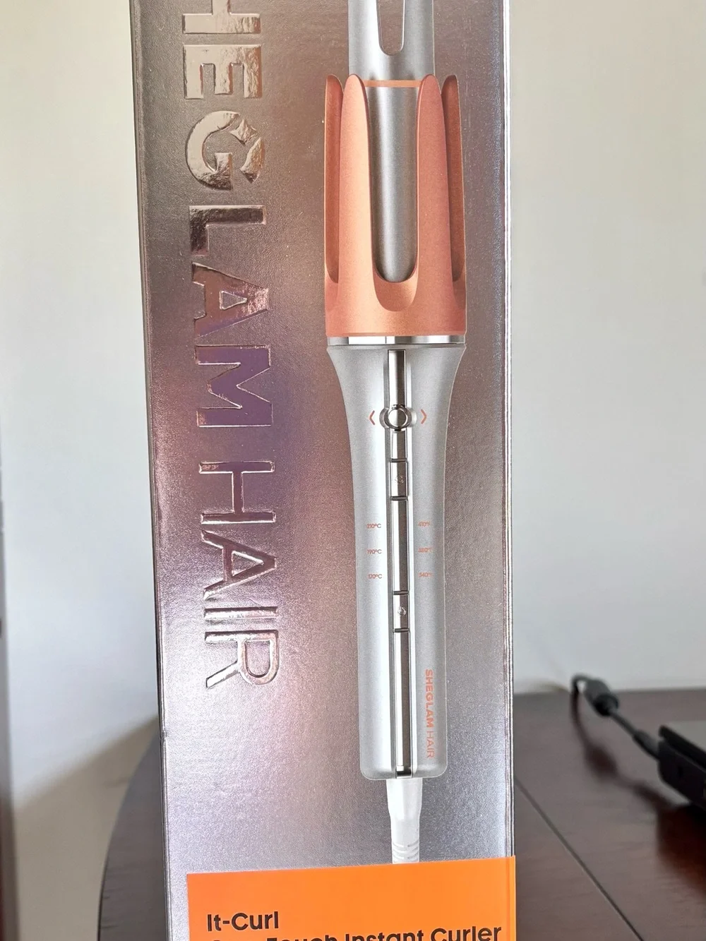 Shelgam Instant spinCurler in Rose Gold new